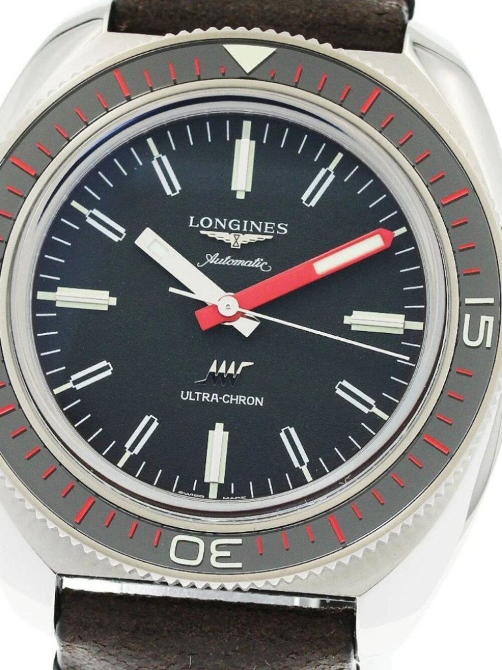 LONGINES Ultracron L2.836.4 black Dial Automatic Men's Watch_952032
